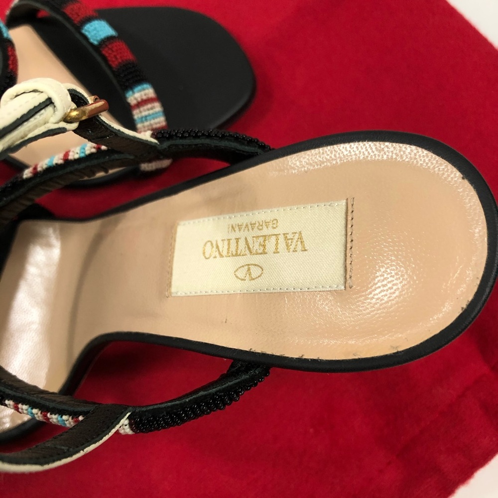 Valentino Garavani Aztec beaded heels size 37 - Picture 7 of 10